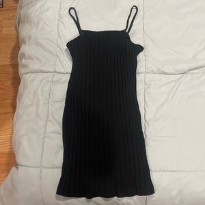 black cami cotton dress (small)